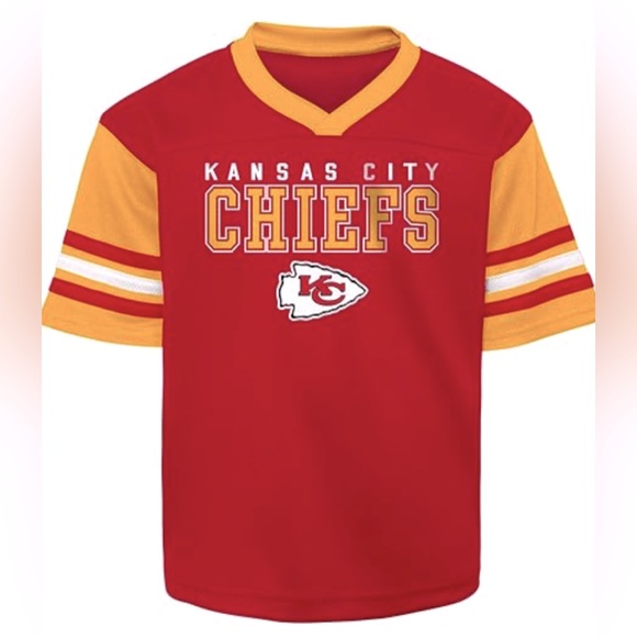 Lot of 2x NWT [Nike] & [NFL] Kansas City Chiefs NFL Jersey & Shirt Youth L 14/16 - Picture 10 of 13